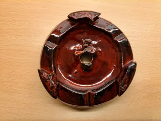 Vaso cinese Royal Satsuma con coperchio e base