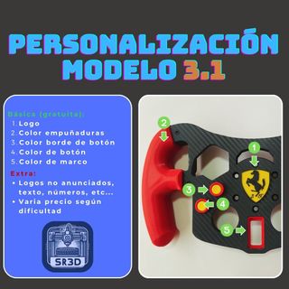 Mod f1 Logitech g29 g920 g923 3.1 Red Bull NR