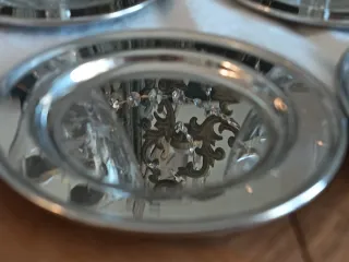 Set 6 Sottobicchieri Acciaio Inox