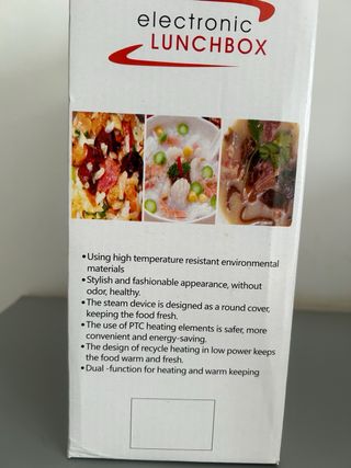 Fiambrera Eléctrica Calentadora