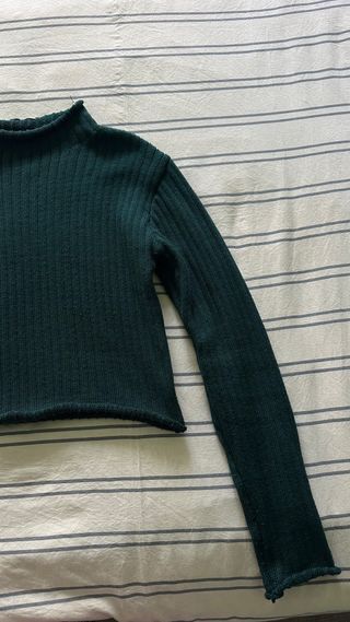 Jersey verde de punto