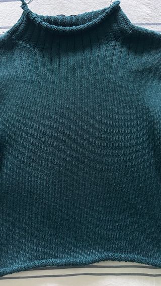 Jersey verde de punto