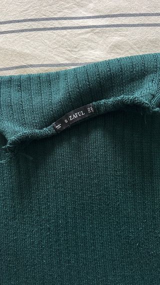 Jersey verde de punto