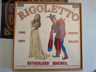 Portadas de discos de vinilo Decca enmarcados