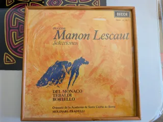 Portadas de discos de vinilo Decca enmarcados