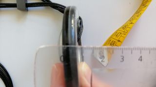 Collana donna cerchio nero/argento