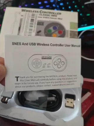 Mando Inalámbrico SNES Classic Mini PC