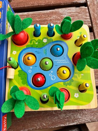 Juego pesca Montessori madera