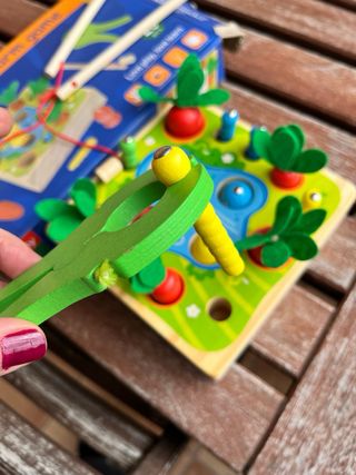 Juego pesca Montessori madera