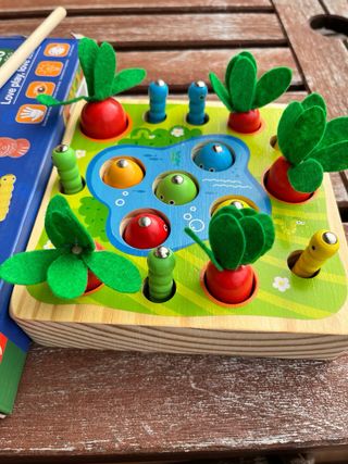 Juego pesca Montessori madera