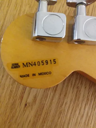 Mastil Guitarra Fender