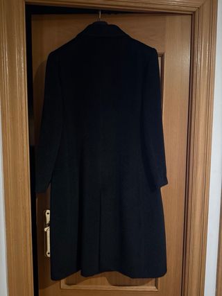 Abrigo Lana Negro Burberry