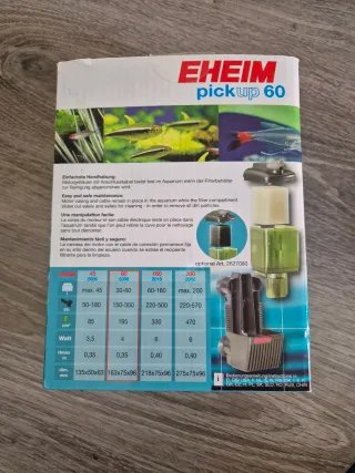 Pack pecera Filtro interior, calentador y medidor