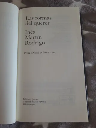 Las formas del querer: Premio Nadal de Novela 2022