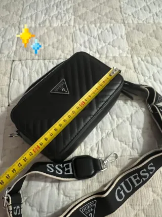 Bolso de hombro Misako negro y gris