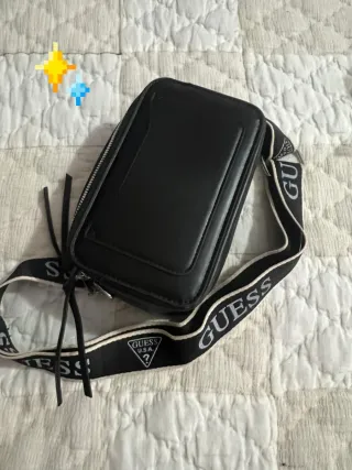 Bolso de hombro Misako negro y gris