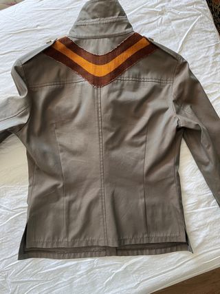 Chaqueta Miu Miu verde militar