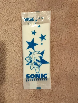 ⭐Rareza⭐ Toallita SEGA Sonic Precintada Japón
