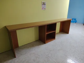 Mesa de estudio 300x49 cm madera