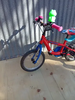 Bicicleta Infantil 14 Roja y Azul