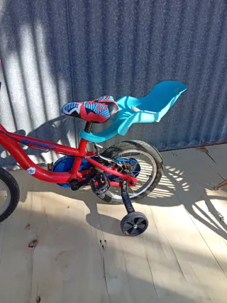 Bicicleta Infantil 14 Roja y Azul