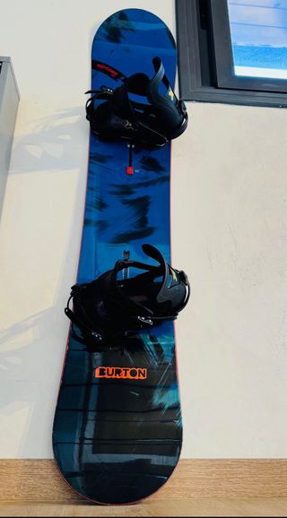 Tabla Burton Ripcord 54 + fijaciones  Bent Metal