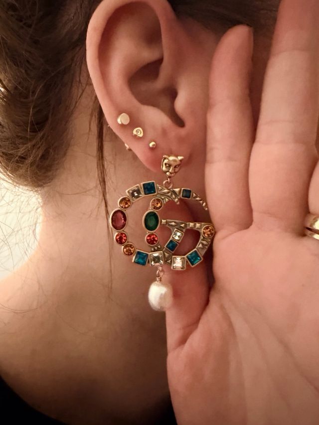 Pendientes Gucci Multicolor con Perlas