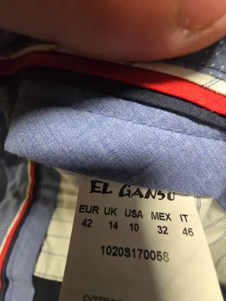 Traje El Ganso Azul Hombre