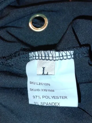 Pantalón negro Chicme talla L