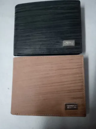 Set 2 Portafogli Uomo Pelle