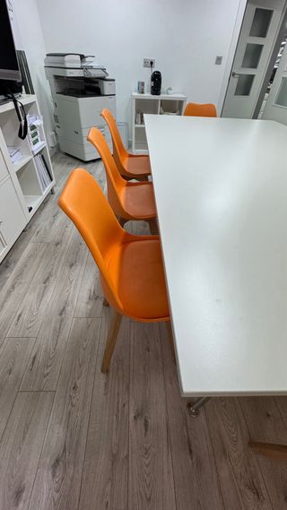 8 Sillas Nórdicas Madera Haya