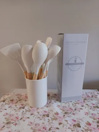 Set Utensili Cucina Silicone 12 Pezzi