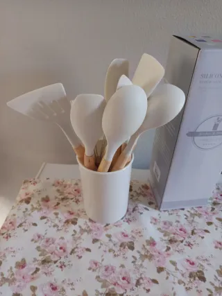 Set Utensili Cucina Silicone 12 Pezzi