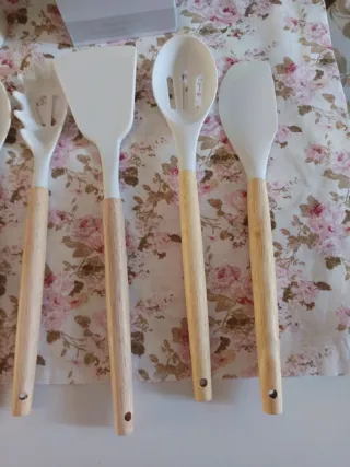 Set Utensili Cucina Silicone 12 Pezzi