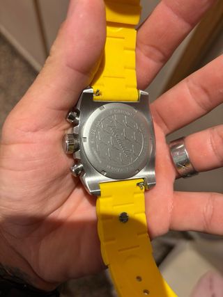 Faconnable Reloj Amarillo y Plateado