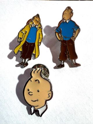 Lote 3 pins Tintín