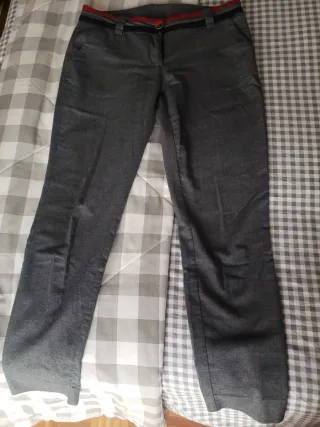 Pantalón El Ganso Gris Estrecho