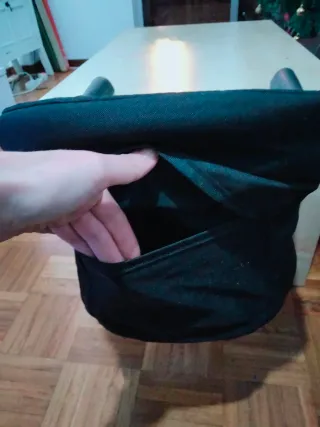 Trona portátil negra