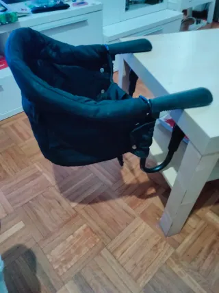 Trona portátil negra