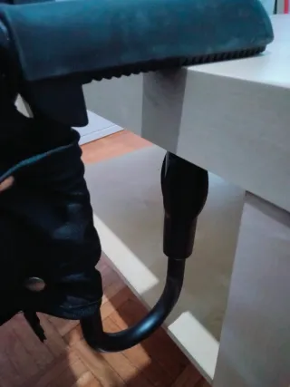 Trona portátil negra