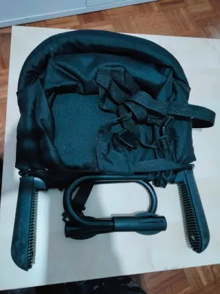 Trona portátil negra