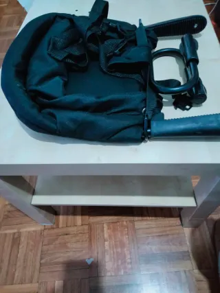 Trona portátil negra