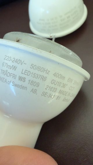 Lote 3 Lâmpadas LED IKEA TRADFRI GU10