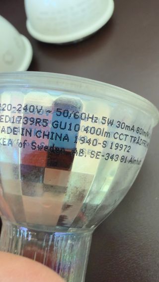 Lote 3 Lâmpadas LED IKEA TRADFRI GU10