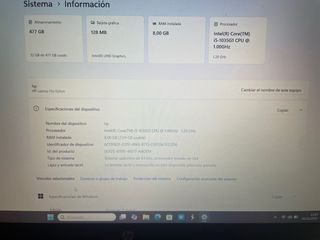 Portátil HP Gris Plata