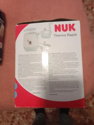 NUK Thermo Rapid Calienta Biberones Coche-Casa