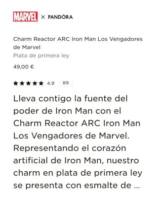 Charm Reactor ARC Marvel Los Vengadores