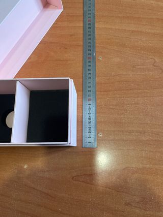 Caja de almacenamiento rosa