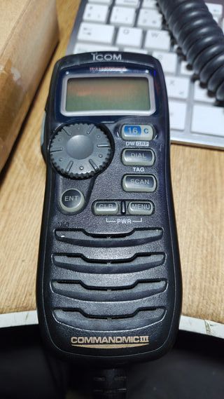 Micrófono  hm-162e para Icom IC-M505 M603 Marino