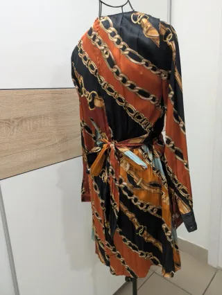 Abito Zara Stampa Foulard Catene